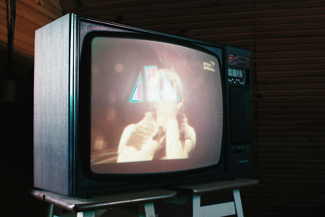 old television set